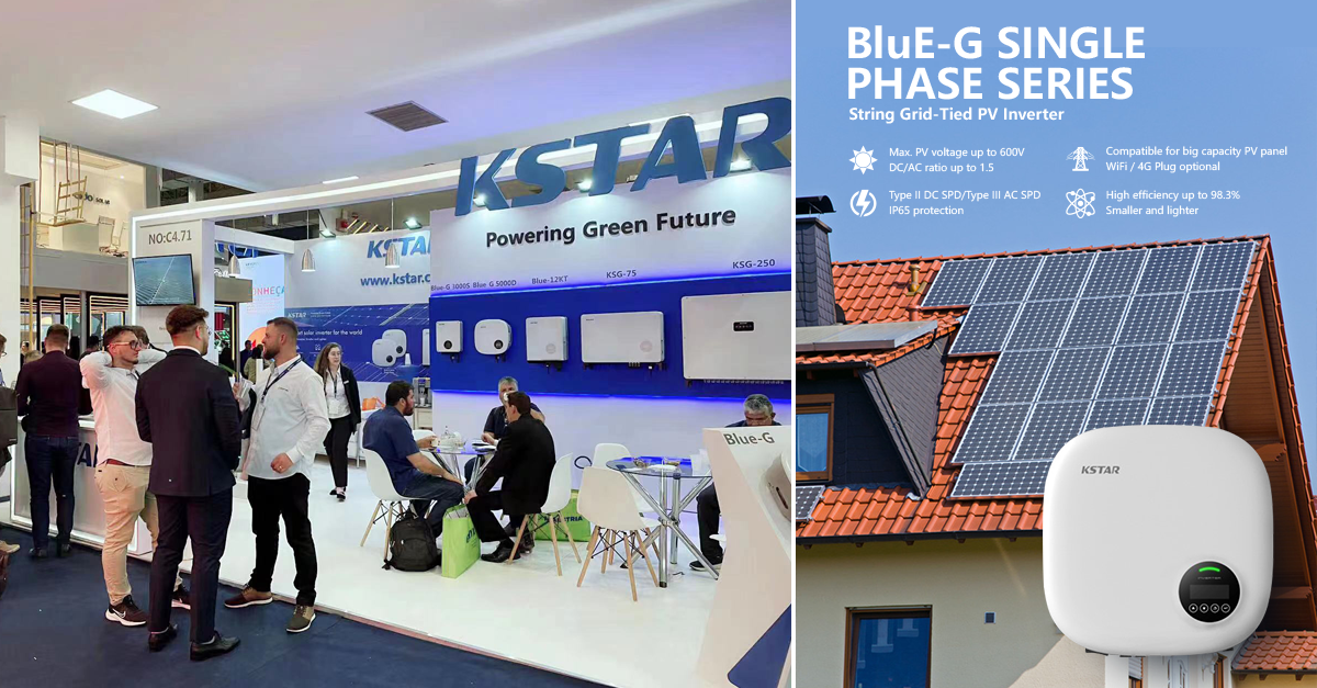 KSTAR BluE-G PV-Wechselrichter für Wohngebäude