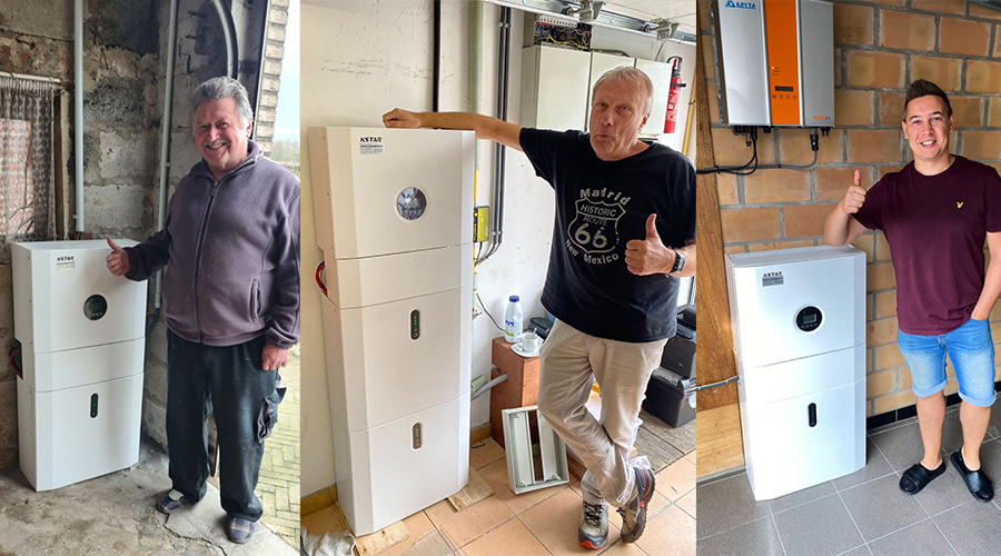 KSTAR-Energiespeichersysteme für Privathaushalte kommen mit der CATL-Batterielösung in belgische Familien.