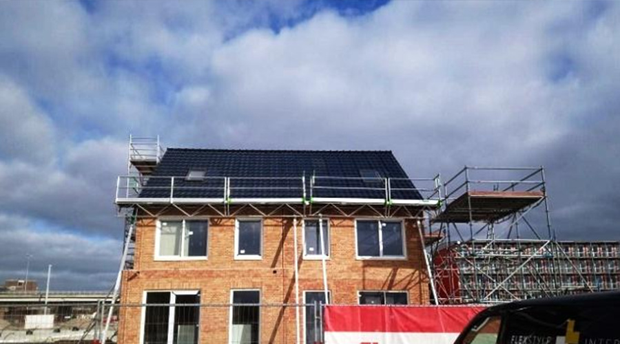 Wohn-PV-Projekt an der Universität Groningen in den Niederlanden